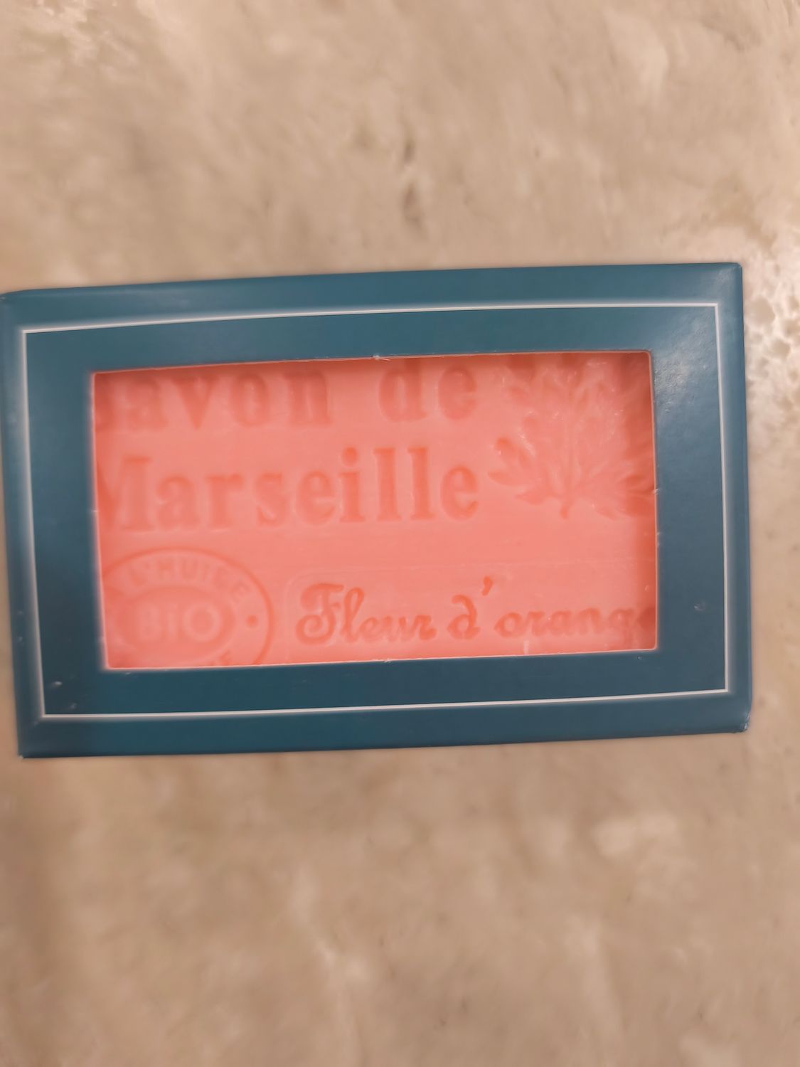 Savon de Marseille fleurs d'oranger