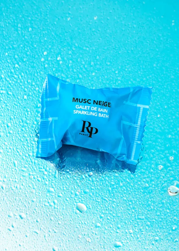 Bombe de bain musc neige