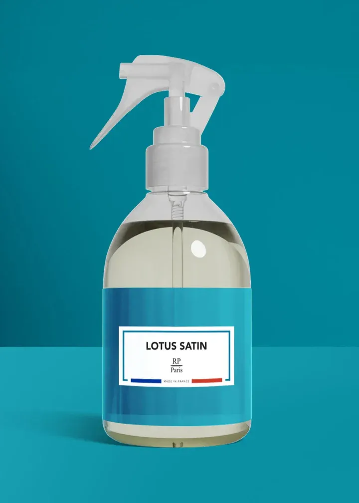 Spray textile Lotus satin