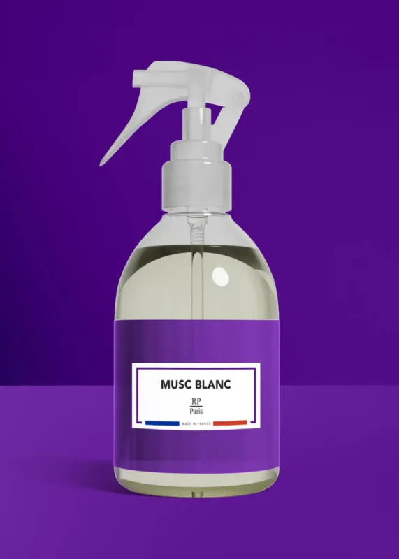 Spray textile Musc blanc