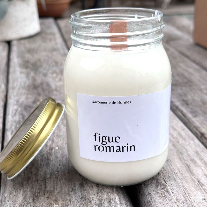 Bougie figue romarin