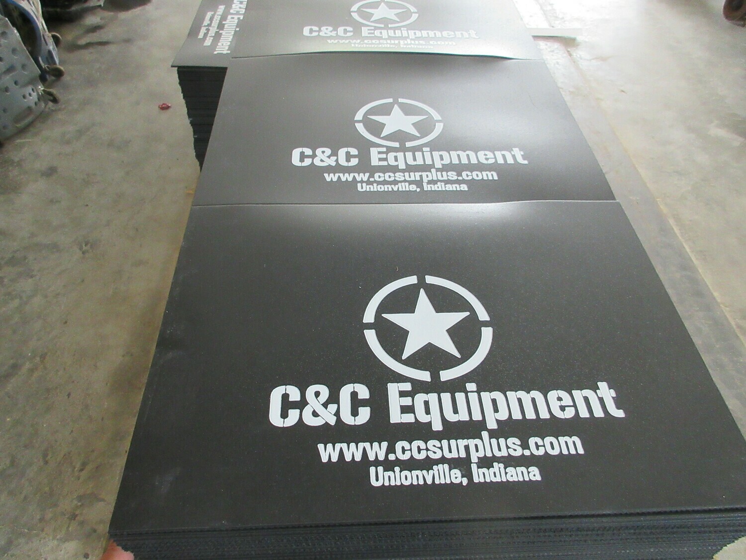 C&amp;C Equipment Mud Flaps 20x14 M35A2 M35A3 Humvee