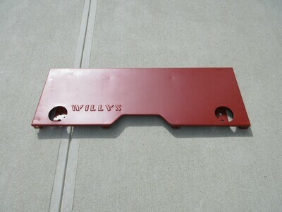 Willys MB Rear Tail Panel