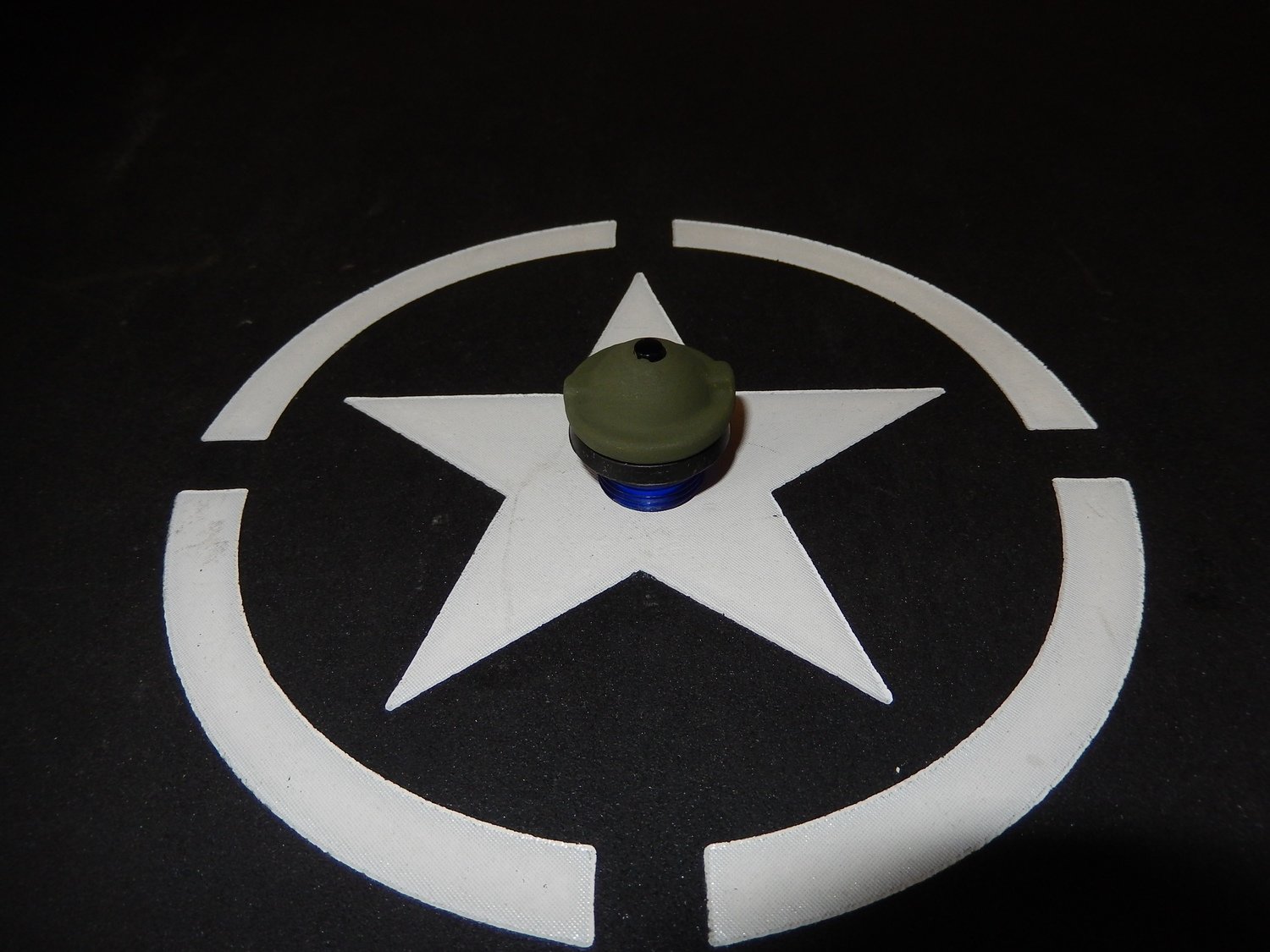 M35A2 M-SERIES INDICATOR DASH LIGHT LENS ONLY BLUE