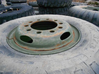5 ton M800 M900 series 11.00-20 NDT tire and wheel 10 hole budd