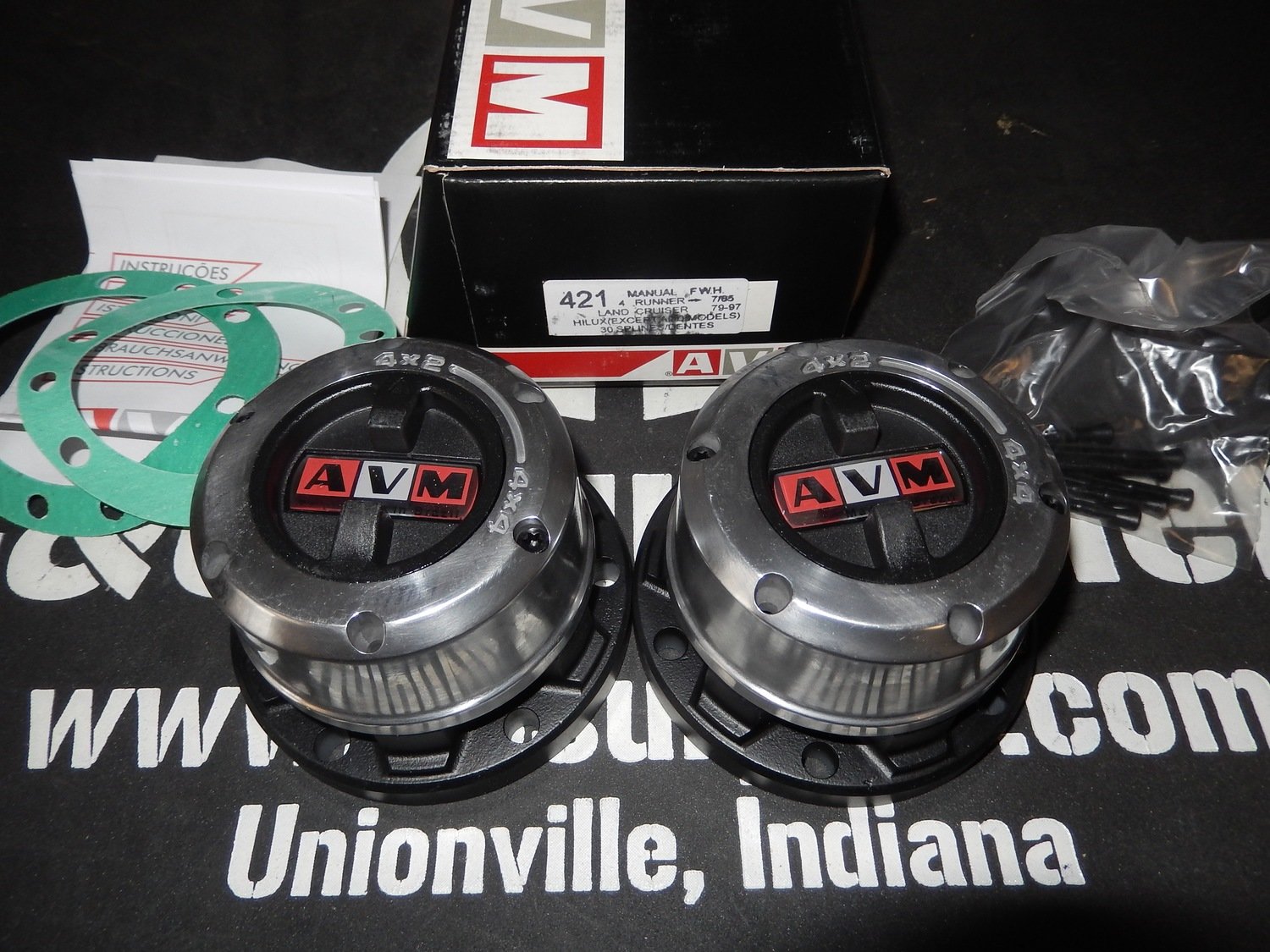 AVM 421 Toyota pick up 4x4 Land Cruiser hzj80 70/75 Fzj Lock outs hubs Hi Lux