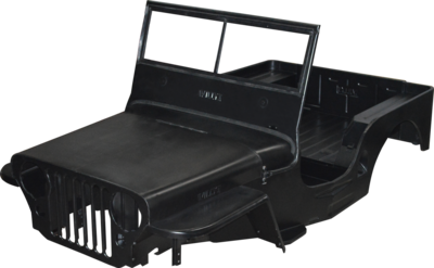 CJ3A BODY TUB BODY KIT FENDERS HOOD GRILL TAIL Gate Early JEEP CBK002