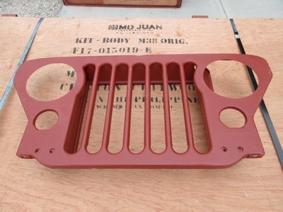 1950 -1952 M38 BODY GRILLE WILLYS Kaiser JEEP