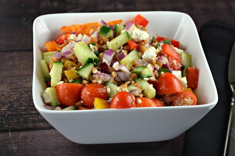 Greek Lentil Salad x 5 Servings