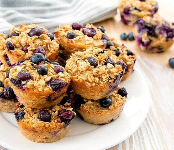 Blueberry  Baked Oatmeal Cups 6 x PACK