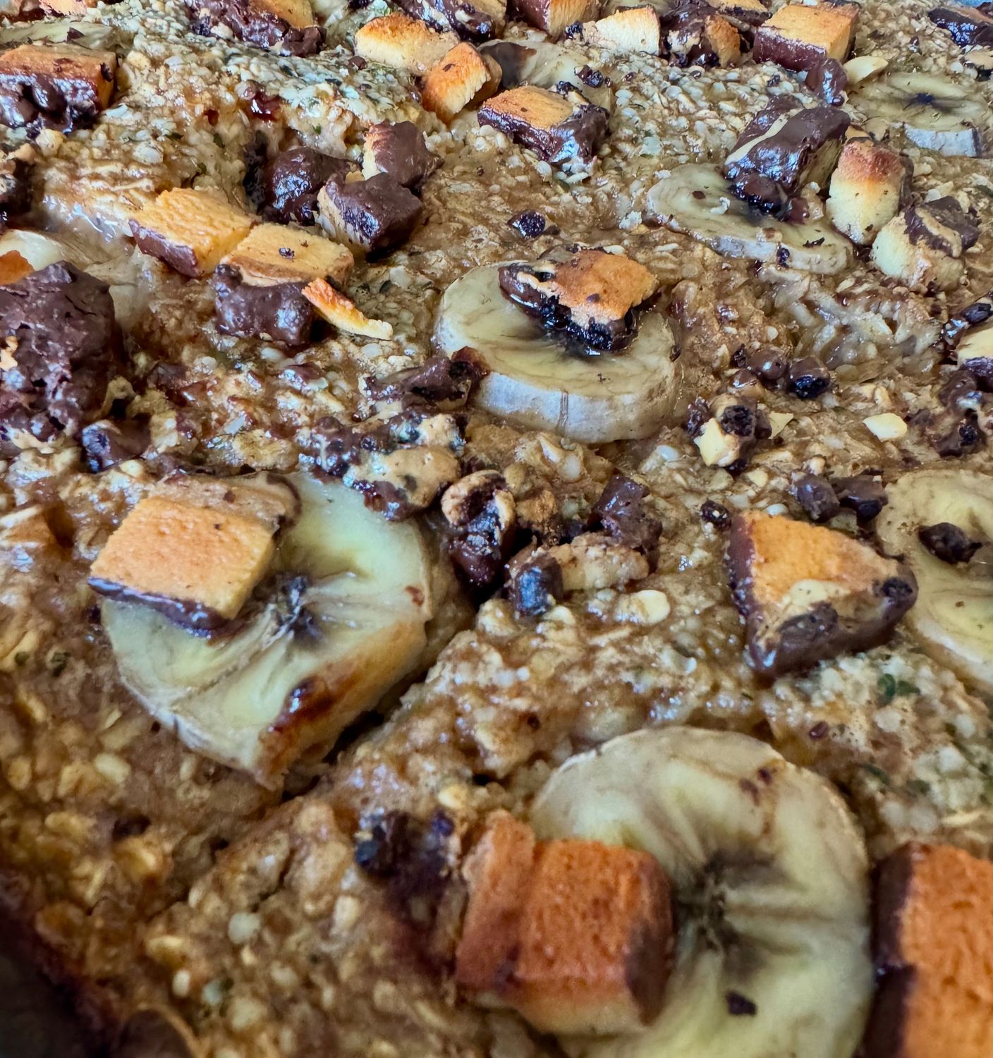 Baked Banana Protein Oatmeal x 5