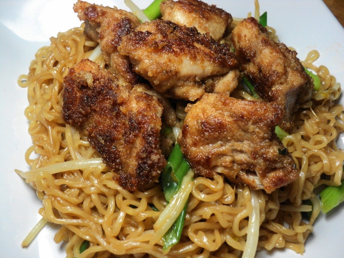Sticky Asian Chicken Thigh Ramen Bowl  Fam Meal