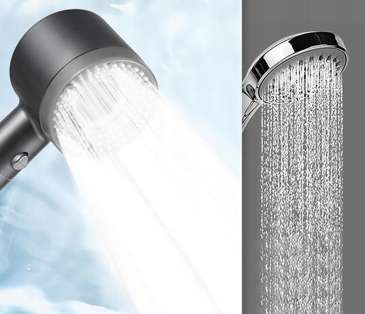 Głowica prysznicowa Blendura CF06 Szara z filtrem