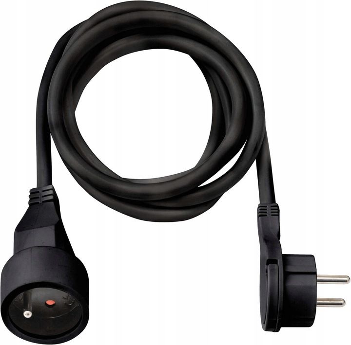 Przedłużacz H05VV-F czarny 3 x 1.5 mm² Brennenstuhl, 2m 3680 W