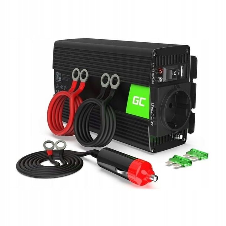 Przetwornica napięcia GREEN CELL 24V/230V 500W/1000W