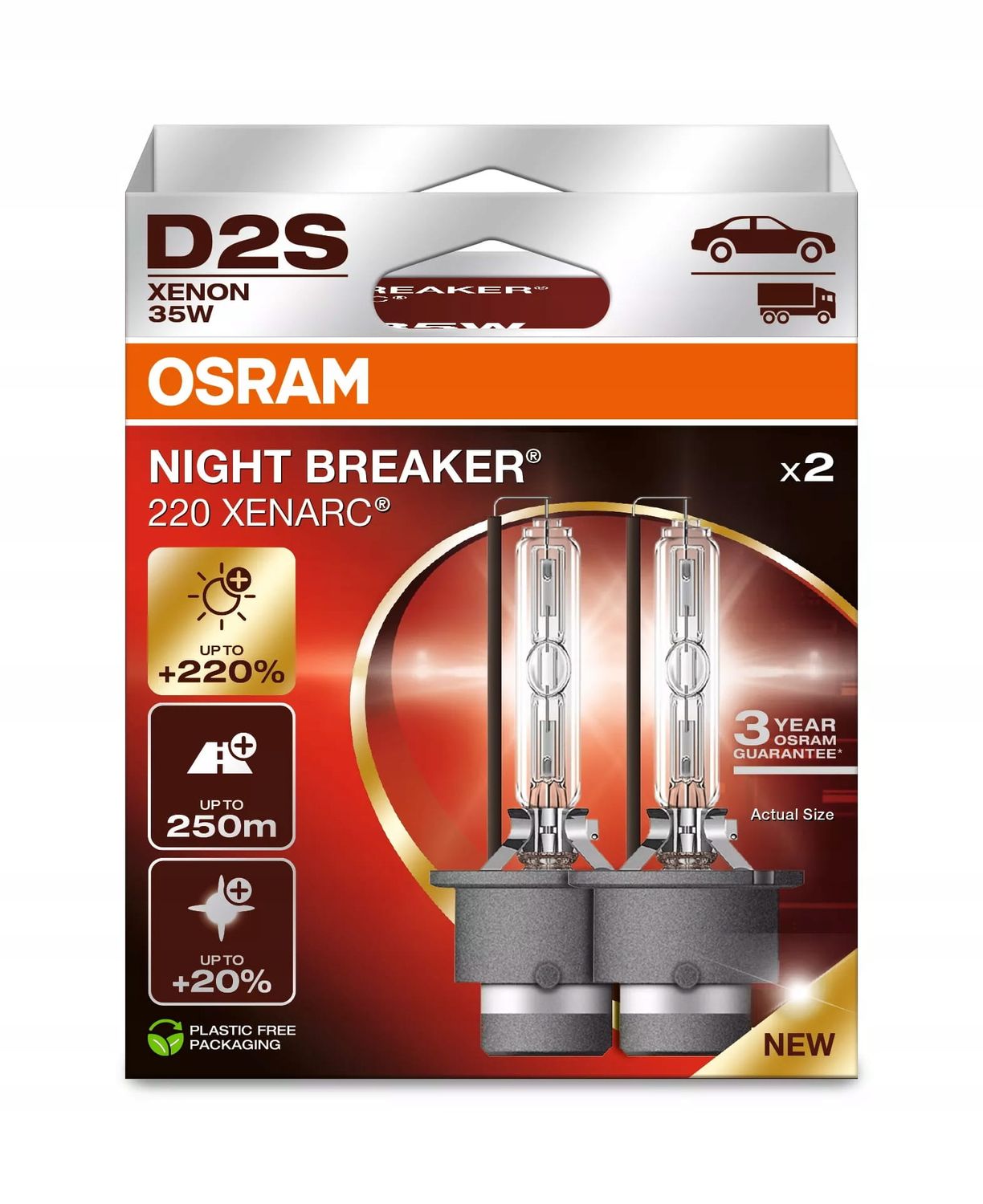 Żarniki Osram Ksenon Night Breaker Xenarc D2S