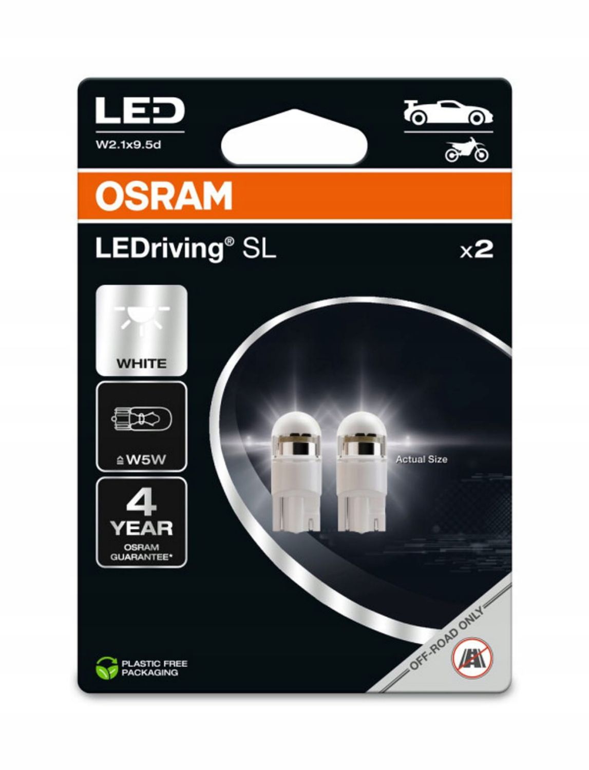 Żarówki Osram LEDriving W5W 6000K 12V 1W 2825DWP