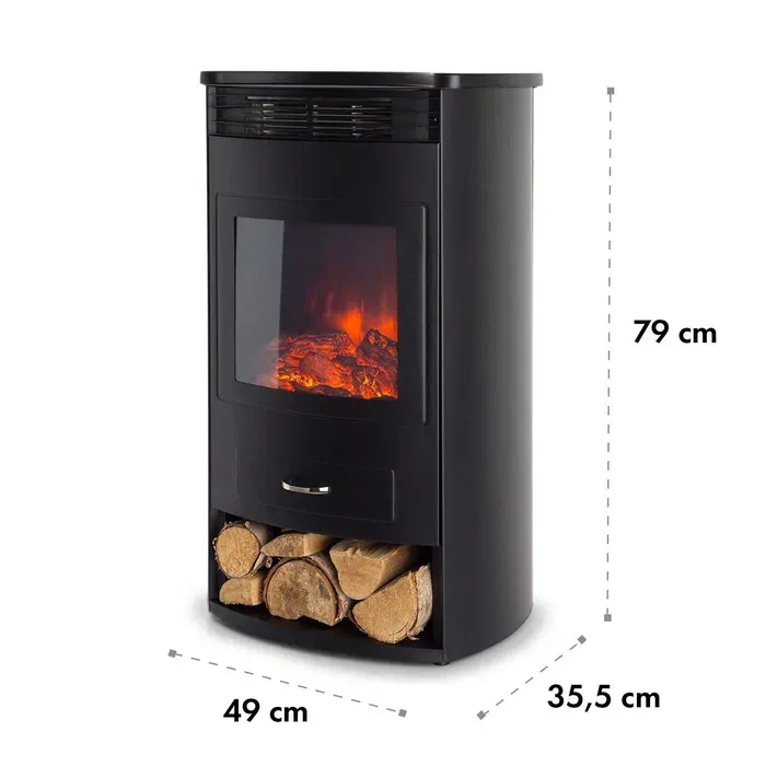 Kominek elektryczny Klarstein Bormio Smart 950/1900W