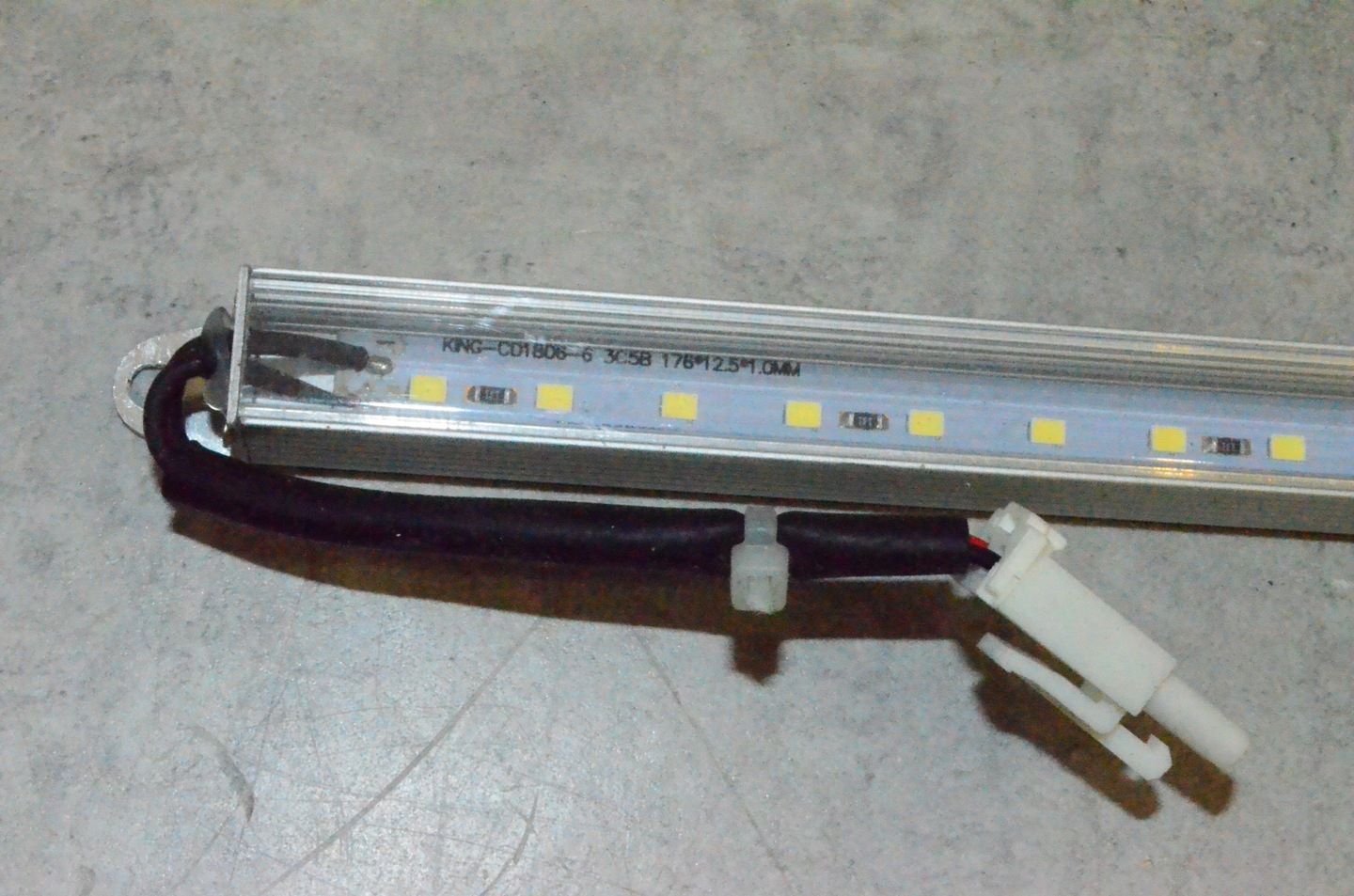Listwa LED do okapu 12V 2W Klarstein 19cm alu.