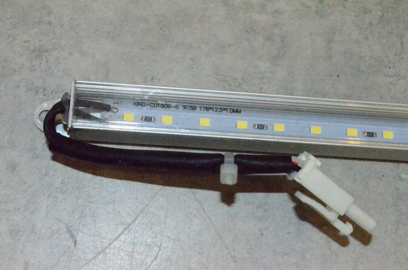 Listwa LED do okapu 12V 2W Klarstein 19cm alu.