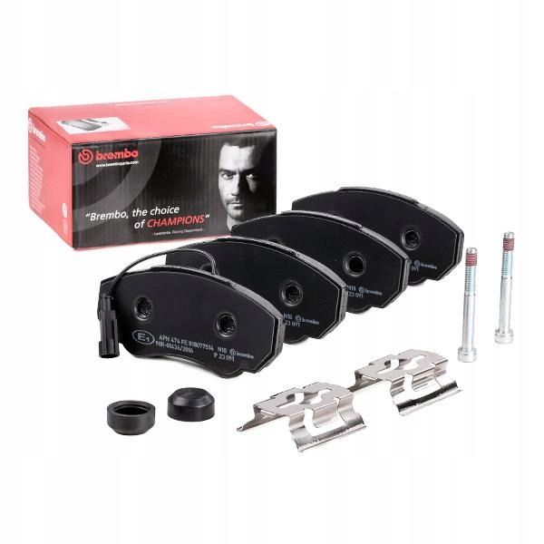 Brembo P23 091 klocki hamulcowe przód Peugeot Fiat