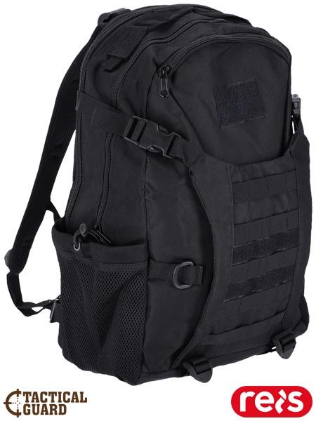 Plecak turystyczny 600D Oxford serii TACTICAL GUARD czarny