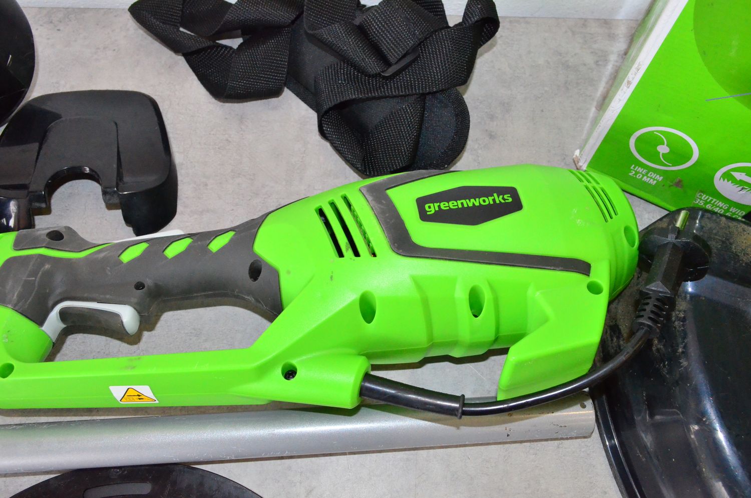 Kosa elektryczna Greenworks 173 cm 5,5 kg moc 1200W