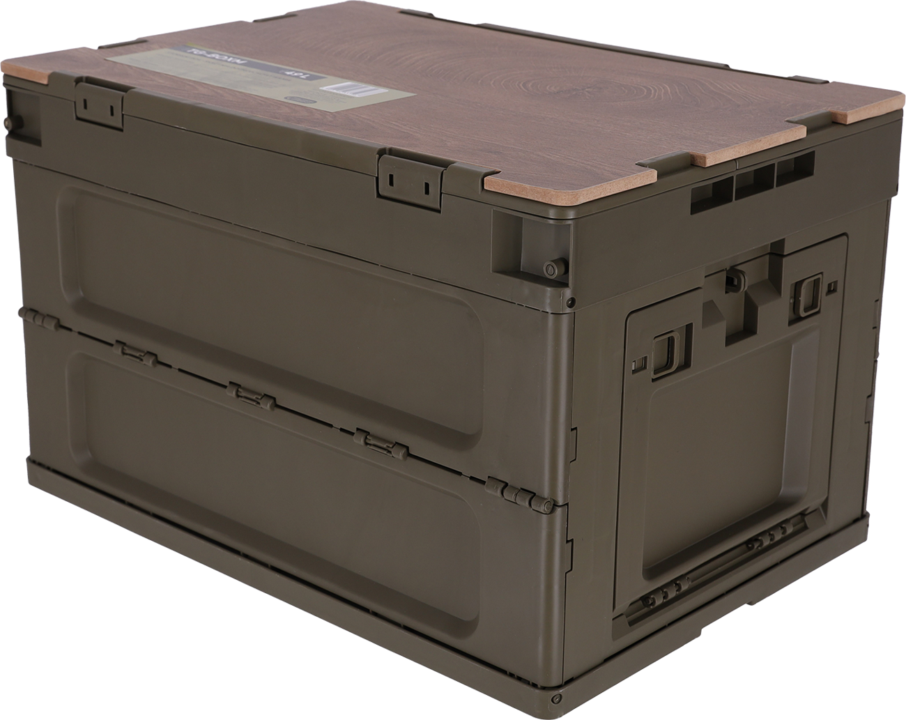 Skrzynia składana z blatem MDF 49L 52,5x36,5x33,cm serii TACTICAL GUARD