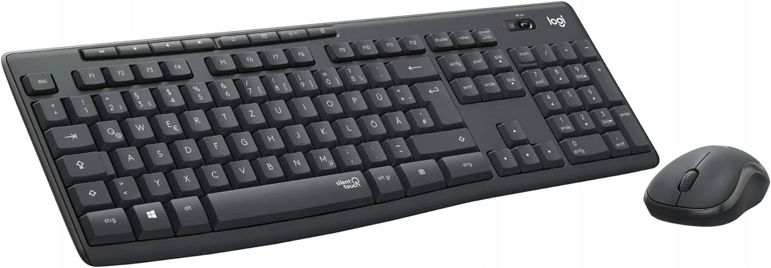 Logitech MK295 Zestaw klawiatura i mysz z cichą technologią dotykową QWERTZ