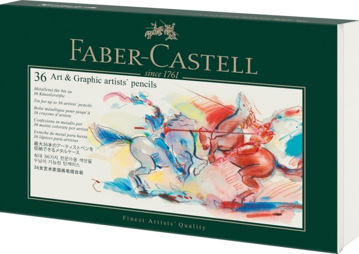 Opakowanie Metalowe Na 36 Kredek Art&amp;Gr Aphic Puste Faber-Castell