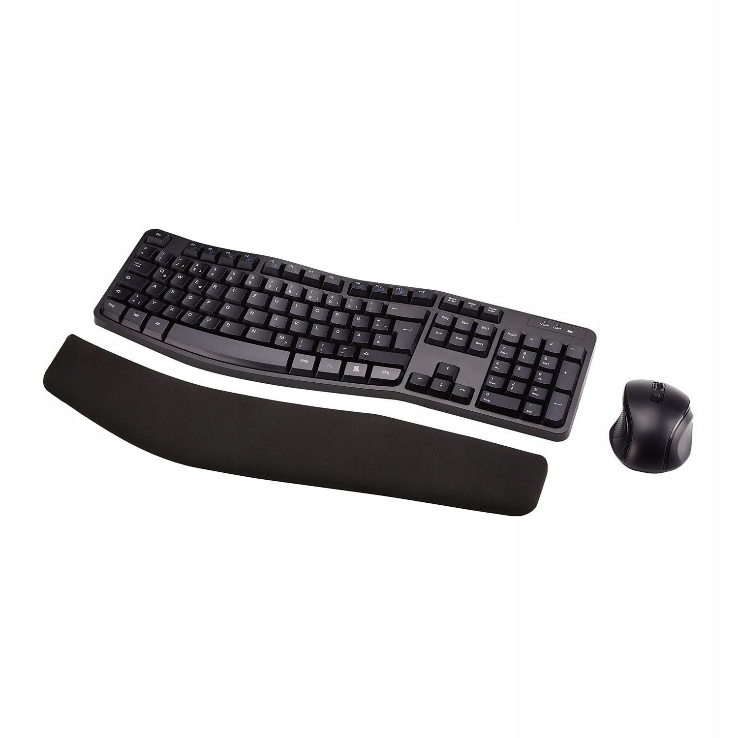 Klawiatura ergonomiczna bezprzewodowa + mysz  QWERTZ