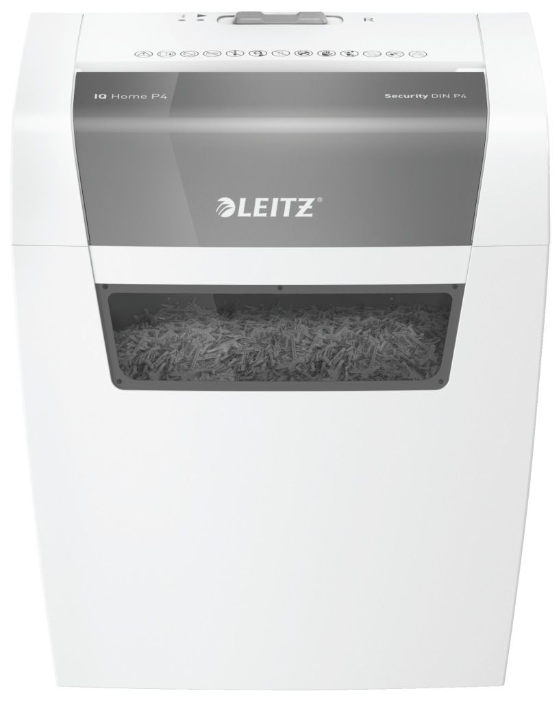 Niszczarka biurowa do papieru Leitz IQ Home P-4 15L