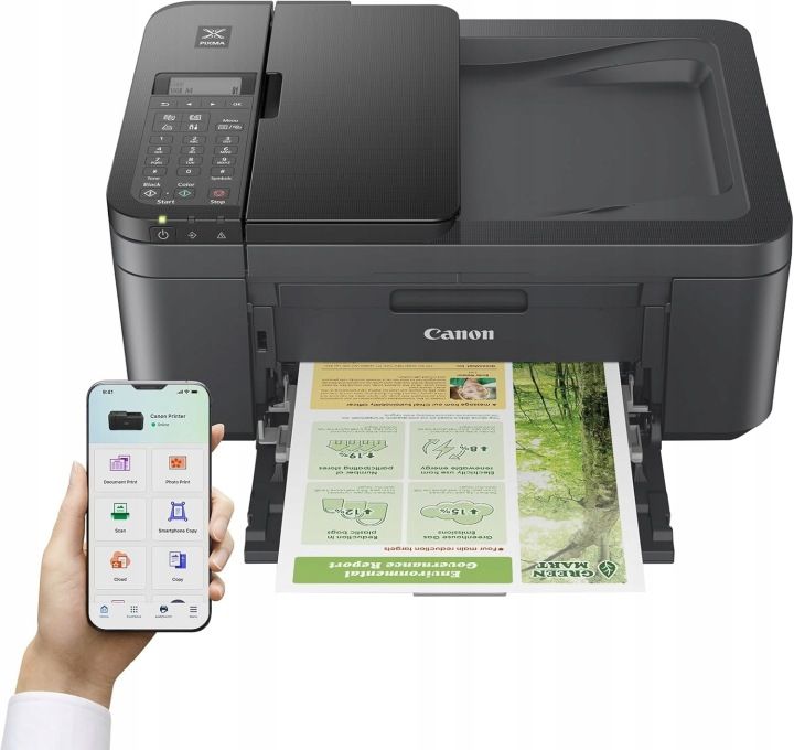Wielofunkcyjna drukarka atramentowa (kolorowa) Canon PIXMA TR4755i WiFi Duplex