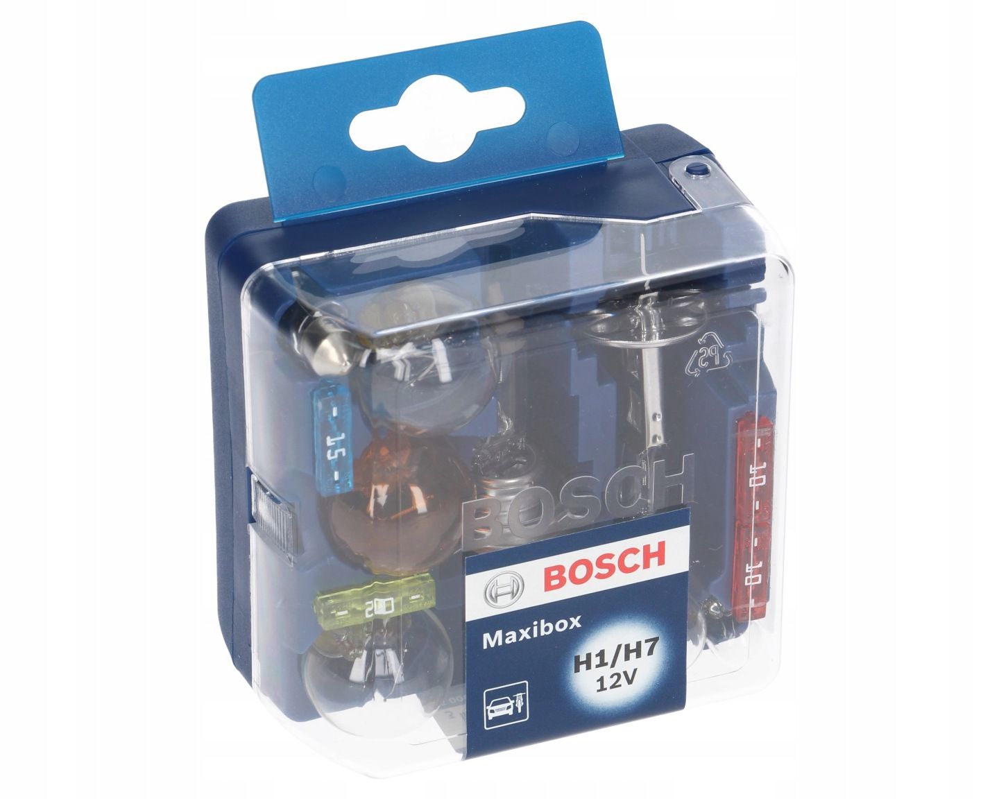 Żarówki BOSCH H1/H7 12V zestaw Maxibox 8 szt zestaw