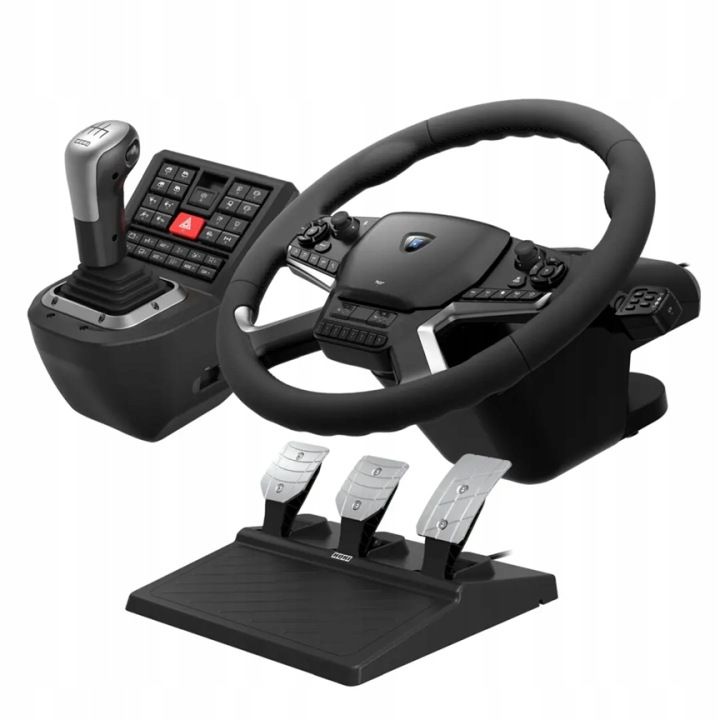 Kierownica symulator z pedałami do PC Hori Force Truck Control System HPC-044E