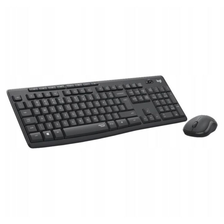 Klawiatura  Logitech MK295 + mysz z cichą technologią dotykową