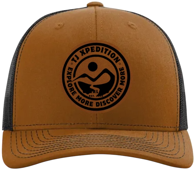 Caramel Black Trucker Hat