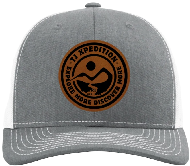Heather Gray White Trucker Hat