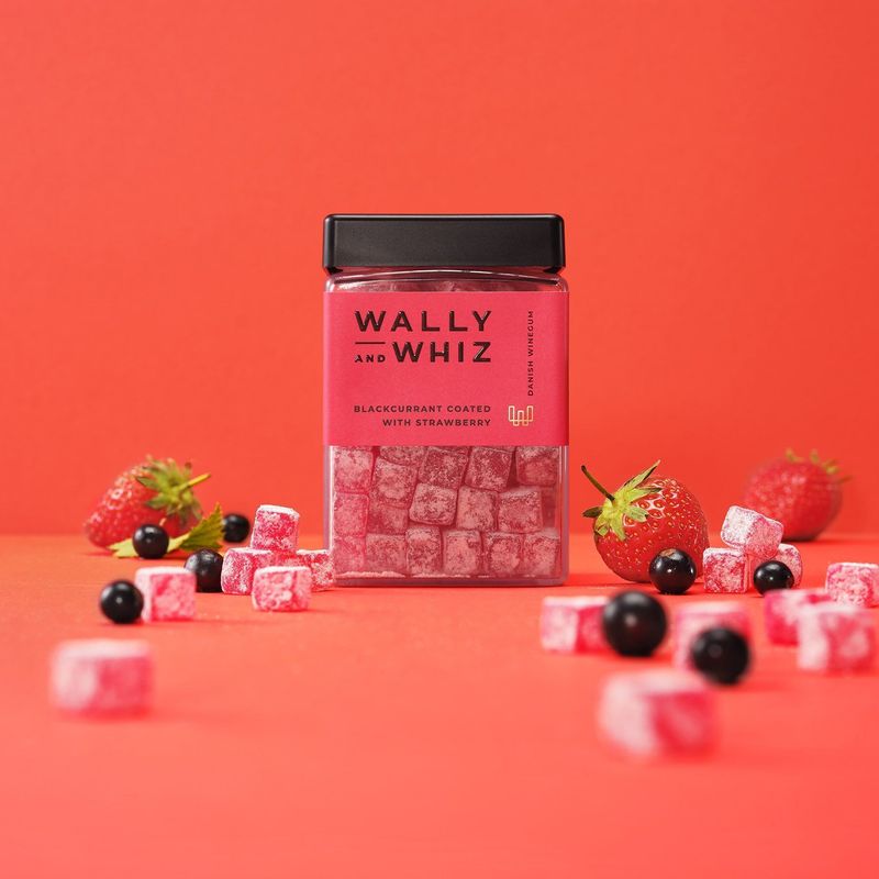 Winegum – Blackcurrant &amp; Strawberry (cube 240g)