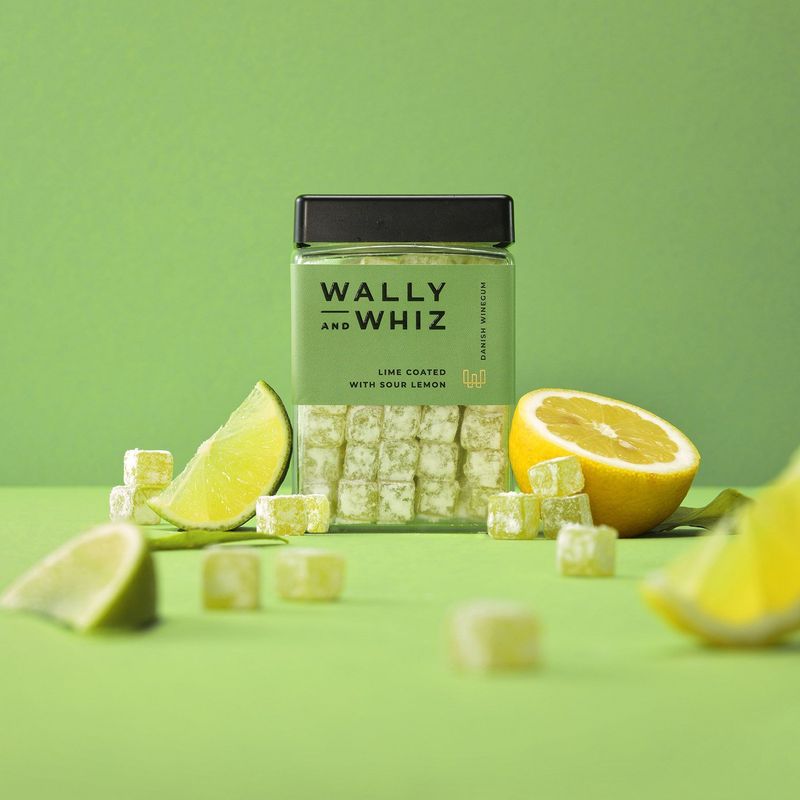 Winegum – Lime &amp; Sour Lemon (cube 240g)