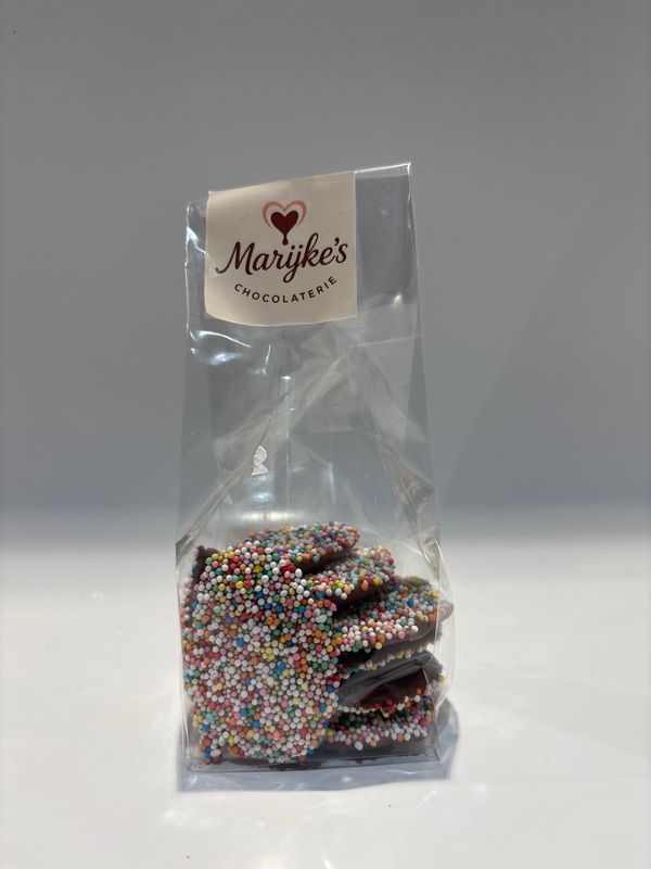 zakje Melk chocolade met sprinkels
