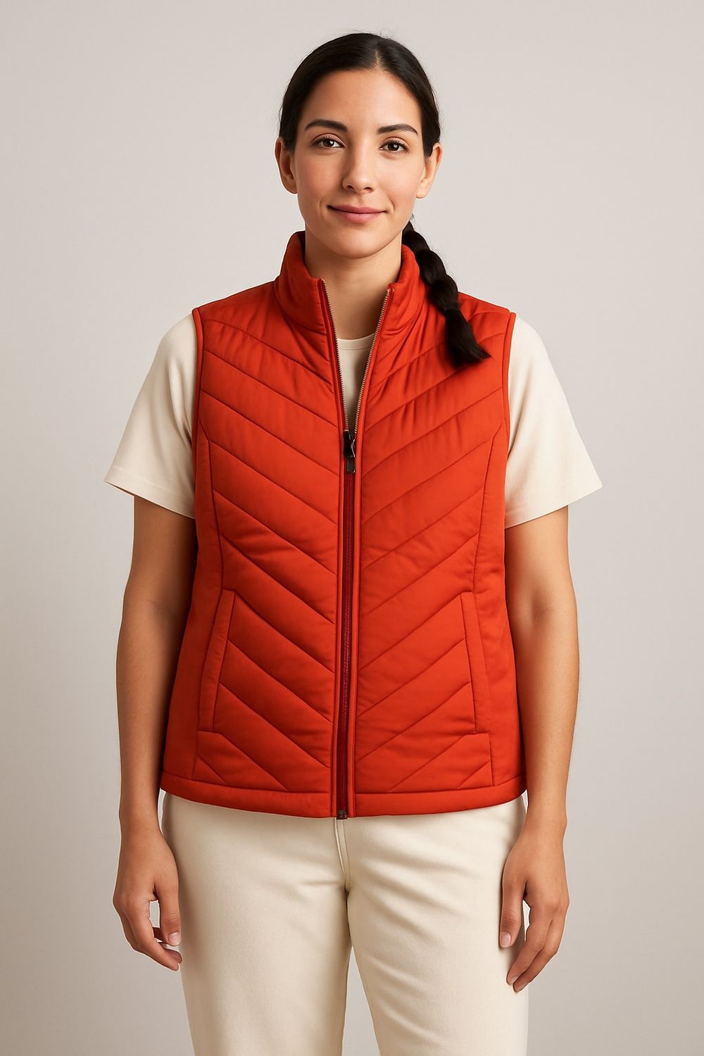 ACTF248197 TANDOORI KNIT PUFFER JKT