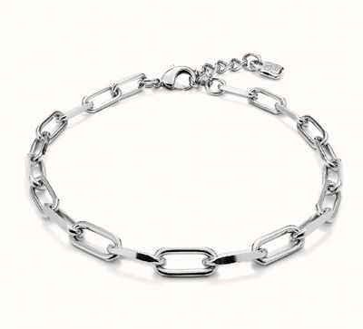 COL1944 SER VALIENTE STERLING SIL PLATED CHAIN W/ LINKS