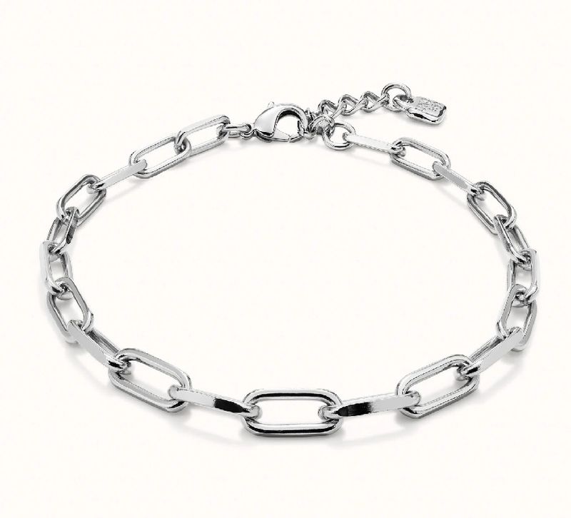 COL1944 SER VALIENTE STERLING SIL PLATED CHAIN W/ LINKS