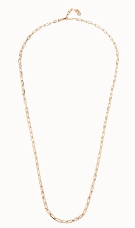 COL1607 CHAIN 8 18K LONG CHAIN NECKLACE