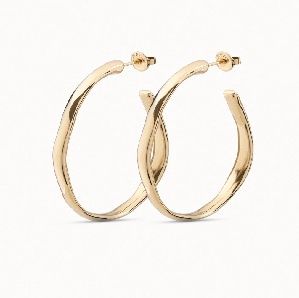 PEN0419 OHMMM 18K GLD open hoop earrings