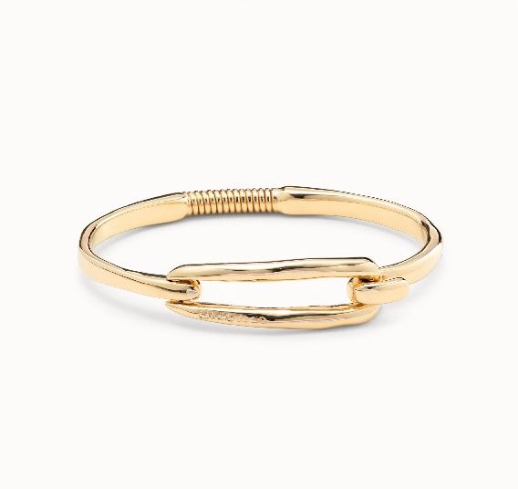 PUL1721 TIED 18K GOLD PLATED BUCKLE BRACELET