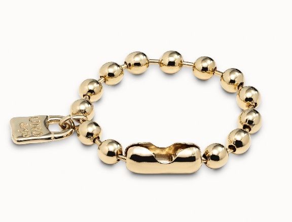 PUL1215 SNOWFLAKE 18K GOLD PLATED BRACELET