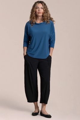 22249NT-2 SLOUCH SWEATSHIRT NO TIES, 3/4 SLV LAKE