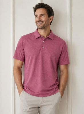 VERY BERRY SS HEATHER POLO